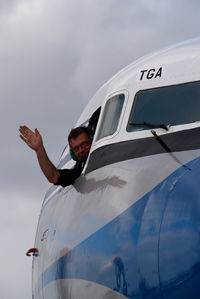 G-APSA @ EDDH - Air Atlantic DC6 in KLM colors