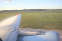 OE-LBE @ LOWW - nice condensation on the wing during take off - by Wolfgang Kronfuss