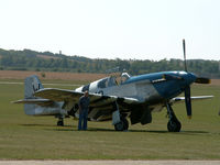 G-PSIC @ EGSU - North American P-51C/Duxford - by Ian Woodcock