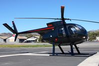 N9118F @ SZP - 1972 Hughes 369HS N9118F parked at the helipad at Santa Paula.