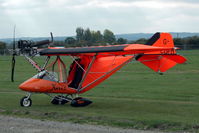 G-CDFM @ EGBL - Nice little red aeroplane - by Henk van Capelle