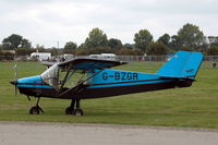 G-BZGR @ EGBL - Nice little blue areoplane, mr Benton - by Henk van Capelle