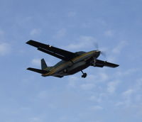 N411GV @ PABE - Hageland C208 on final to Runway 18 Bethel - by Martin Prince, Jr
