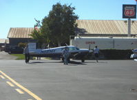 N5814Y @ SZP - 1985 Mooney M20J 201, Lycoming IO-360-A&C 200 Hp, refueling - by Doug Robertson