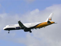 G-OZBO @ EGCC - Just about to land. - by David W