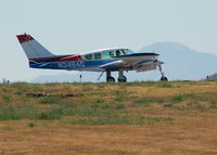 N3494Q @ KAPA - Taxi to Takeoff with Pike's Peak in the background
