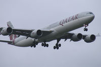 A7-AGA @ LHR - Qatar Airways Airbus A340-600 - by Thomas Ramgraber-VAP
