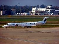 G-EMBP @ EGBB - ex BA Embraer now in FLYBE colours - by Terry Fletcher