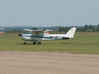OO-HBU @ EGSU - Reims-Cessna F.172N/Duxford - by Ian Woodcock