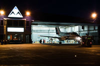 C-FECN @ KDLH - Being Hangared at KDLH - by Aaron Landry