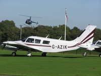 G-AZIK @ EGBK - Seneca visiting Sywell - by Simon Palmer