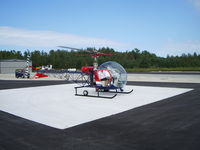 C-GFAQ @ CNV8 - warming up prior to flight - by Alan Beverstein