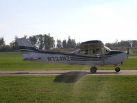 N734HZ @ KLVN - Taxiing to parking. - by Mitch Sando