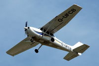 G-UFCB @ EGVA - G-UFCB overflying the runway at RAF Fairford