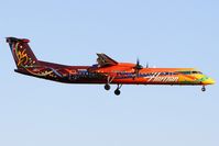N425QX @ LAX - Horizon Air 25th Anniversary N425QX landing RWY 24R. - by Dean Heald