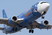N706AS @ LAX - Alaska Airlines Spirit of Make-A-Wish N706AS on short-final to RWY 24R.