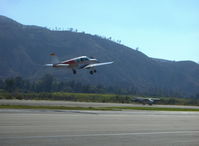 N8509M @ SZP - 1963 Beech 35-33B DEBONAIR, Continental IO-470-J 225 Hp, takeoff climb Rwy 22 - by Doug Robertson