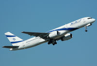 4X-EBV @ LEBL - EL AL 296 taking off RWY 07R. - by Jorge Molina