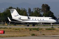 N492JT @ VNY - Constellation Productions, Inc. 1970 Grumman G-1159 (G-II). John Travolta's G-II starting it's takeoff roll on RWY 16R enroute to Greystone (17FL).