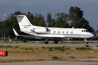 N492JT @ VNY - Constellation Productions, Inc. 1970 Grumman G-1159 (G-II). John Travolta's G-II starting it's takeoff roll on RWY 16R enroute to Greystone (17FL). - by Dean Heald