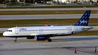 N558JB @ KFLL - Yet another version of the JetBlue tail livery - by Terry Fletcher