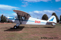 ZK-BNM - Cub 95 owned by R R Palmer, Temuka, for many years