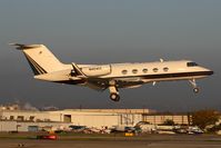 N424GC @ VNY - Bluegrass Gulfstream Investments LLC 1972 Grumman G-1159 Gulfstream II N424GC from San Jose Int'l (KSJC) landing RWY 16R.