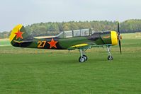 G-YAKX @ EGHP - In a colour scheme of the SOVIET AIR FORCE - Registered Owner: THE X-FLIERS LTD - Previous ID: RA-44473 - by Clive Glaister