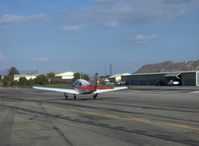 N7962M @ SZP - 1966 Beech 35-C33A DEBONAIR, Continental IO-520-B 285 Hp, holding short Rwy 22 - by Doug Robertson