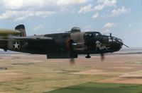 N25YR @ PPA - IN flight with B-17 Chuckie at Pampa, TX