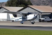 N51989 @ SZP - 2002 Cessna 172S Skyhawk SP N51989 departing RWY 4 during strong Santa Ana winds.