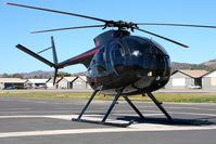 N9118F @ SZP - 1972 Hughes 369HS N9118F parked at the helipad at Santa Paula. - by Dean Heald