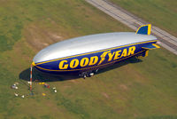 N3A @ FRG - Goodyear Blimp at Republic - by Stephen Amiaga