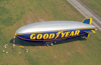 N3A @ FRG - Goodyear Blimp at Republic - by Stephen Amiaga