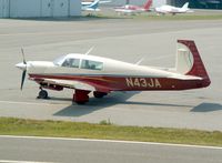 N43JA @ FRG - Mooney at the Atlantic Ramp - by Stephen Amiaga