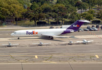 N483FE @ FRG - FedEx parked at Nassau Fliers.  Hmmm.