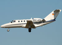 EC-JFD @ LEBL - Landing rwy 25L - by Shunn311