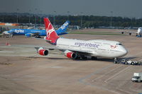 G-VGAL @ EGCC - Virgin Atlantic - Being pushed. - by David Burrell