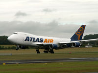 N492MC @ EGPK - Boeing 747-47UF/Atlas Air/Prestwick - by Ian Woodcock