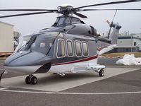 N139GE @ PNE - AW139 at Agusta's ramp - by Agusta