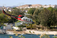 N9121Z - Taking on water at Castaic Lake