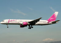 RA-73018 @ LEBL - Landing rwy 25L - by Shunn311