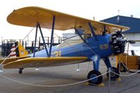 42-17800 @ DAY - PT-13D belonging to the Air Force Museum.  On display at the Dayton International Air Show - by Glenn E. Chatfield