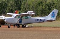 VH-BKO @ YMBA - Colourful tail logo for this Cessna at Mareeba - by Terry Fletcher