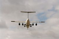 OO-DJH @ EBBR - several seconds before touching rwy 25L