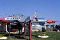 52-9564 - T-33A on the west side of Glasgow, MT on US2 at the Frontier Museum