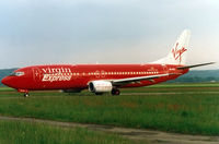 OO-VEC @ LFBT - Taxiing rwy 20 for departure - by Shunn311
