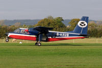 G-AXUB @ EGKH - Off for another parachute drop