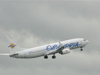5B-DBX @ EGCC - Taking off at Manchester. - by David W
