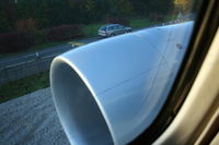 G-AWZK @ EGCC - Shot of the number three engine,from the cabin. - by Neil Lomax